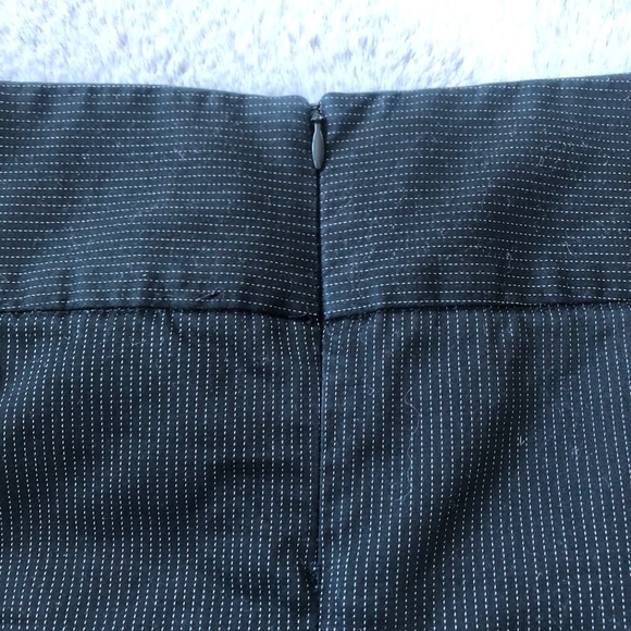 Dynamite Black Pinstripe Ruffle Skirt - Picture 3 of 6